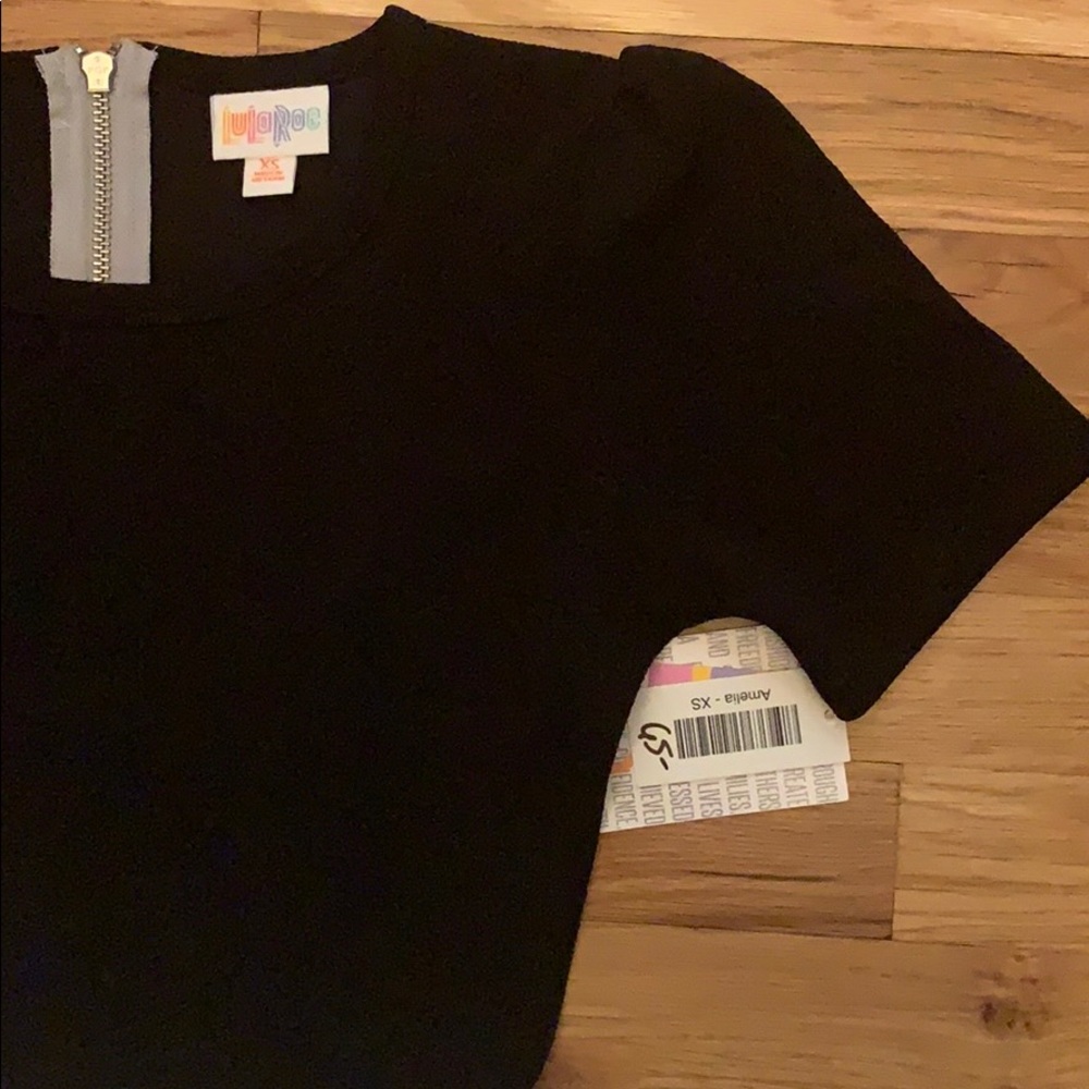 XS LuLaRoe black and white dress - Picture 2 of 3